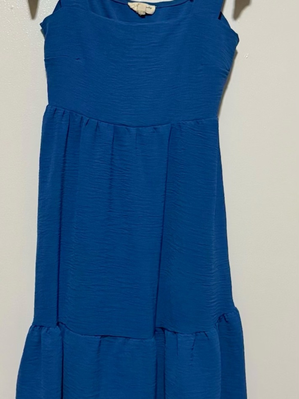 See You Monday Royal Blue Tiered Casual Dress